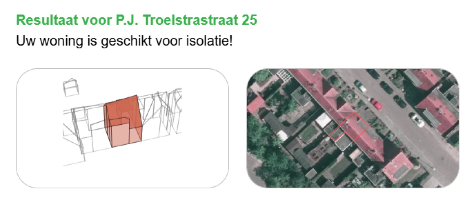 Isolatiescan subsidie- en besparingsoverzicht